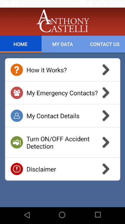 Android app for auto accidents in Ohio
