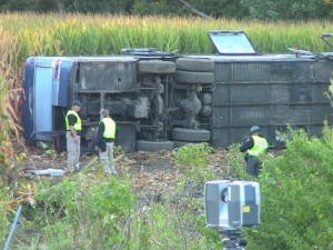 Greyhound bus crash Cincinnati